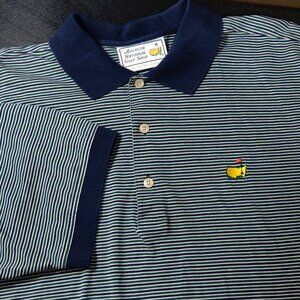 Augusta National Golf Shop 60's 2 Ply Mercerized Master's Golf Polo LARGE